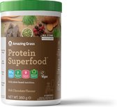 Amazing Grass Protein Superfood - Vegan Protein Poeder - Plantaardige Eiwitshake - 360 gram (12 Shakes) - Chocolade