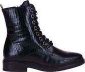 Gabor - Dames Veterboots - Zwart - maat 38