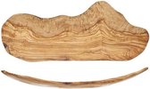 Fruitschaal - Fruitmand - Plat Hout - 60x30cm - Olijfhout