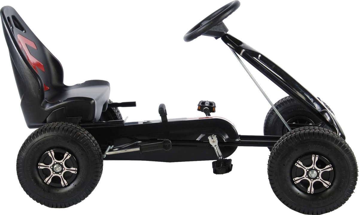 Volare Go Kart Racing Car - Jongens - Groot - Luchtbanden - zwart — afbeelding 9