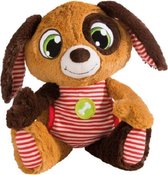 knuffeldier hond Woofl 22 cm pluche bruin