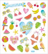 stickervel zomer 16,5 x 15 cm 35 stuks