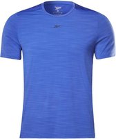 Reebok AC Solid Move Shirt Heren - sportshirts - blauw - maat S