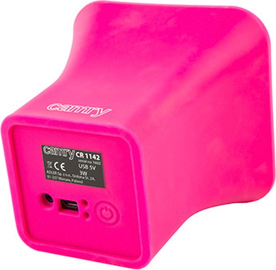 Bluetooth Speaker - roze CR 1142 Camry van Merkloos — afbeelding 3