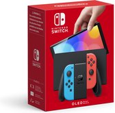 Nintendo Switch Console - OLED-model - Blauw / Rood