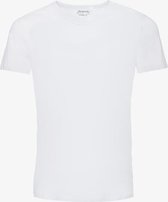 Unsigned heren T-shirt katoen/elastaan - Wit - Maat XXL