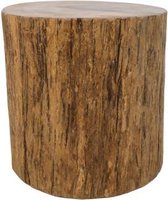 Boomstam bijzettafel - ø35 cm - teak (H-AJ-RT35)
