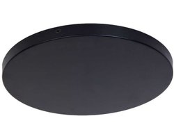 Freelight - Plafondplaat Ø 30 cm zonder gaten zwart