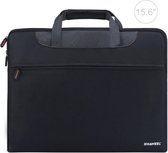 Haweel Oxford Katoen Aktetas - Laptop 15 inch  - Zwart
