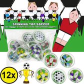 Decopatent® Cadeaux à distribuer 12 PCS Football Toupies - Treat Loot Gifts for children - Klein Jouets Treats toll