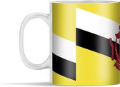 Mok - Illustratie van de Brunei vlag - 350 ml - Beker