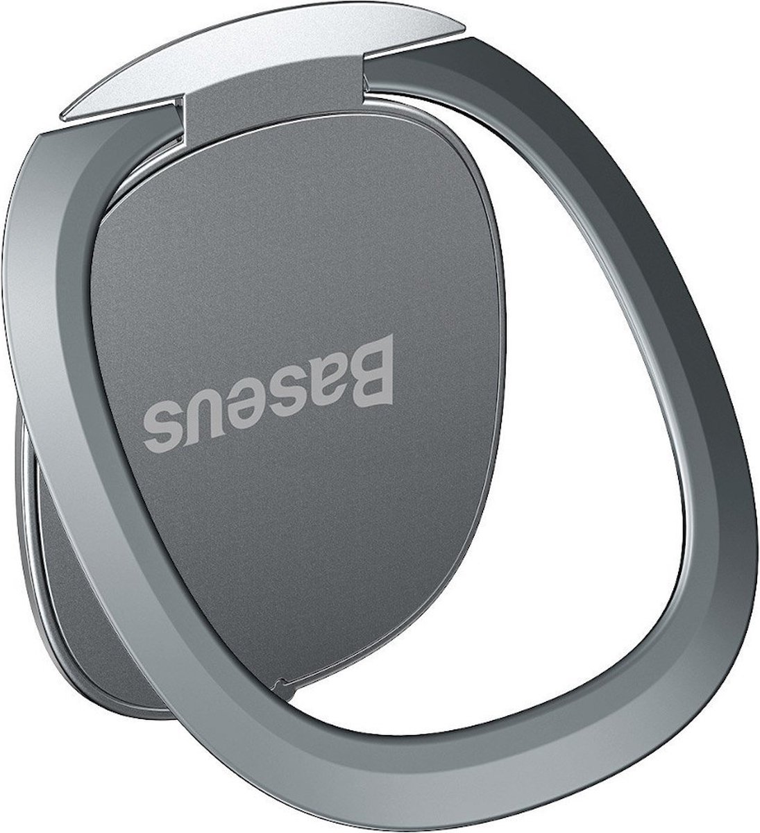 Baseus gsm houder auto ring magneet zilver - onzichtbaar model - universeel - auto accessories en gadgets