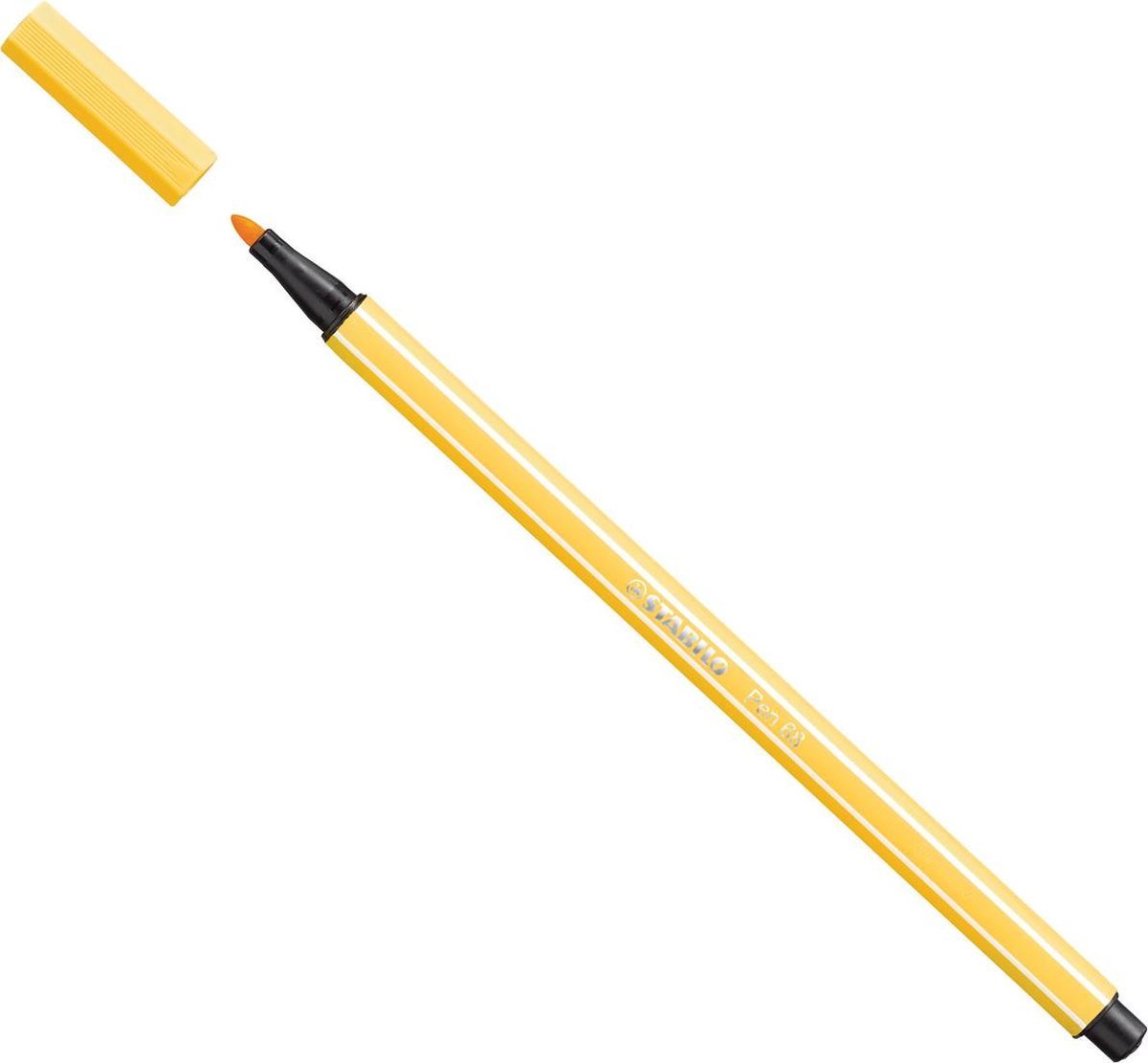 STABILO Pen 68 - Premium Viltstift - Geel - per stuk
