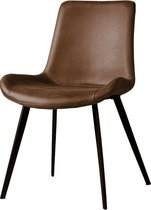 Kuipstoel - almeria sidechair - savannah dark brown 1078-03 - bruin