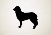 Stabyhoun - Silhouette hond - XS - 25x27cm - Zwart - wanddecoratie