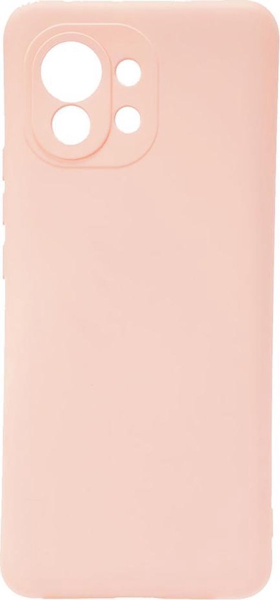 Shop4 - Geschikt voor Xiaomi Mi 11 Hoesje - Zachte Back Case Mat Licht Roze