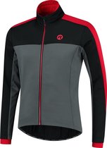 Rogelli Freeze Winterjack - Grijs/Rood - Maat 5XL