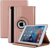 iPad 2021 hoes - iPad 9e/8e/7e Generatie hoes - iPad 10,2 inch - iPad 2019/2022 - 360° draaibare Bookcase - Rosegoud
