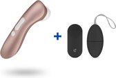 Satisfyer Pro 2 - Clitorisstimulator + Vibrerend Ei met Afstandsbediening - Zwart