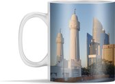 Mok - Stadslandschap bij Abu Dhabi in de Verenigde Arabische Emiraten - 350 ml - Beker