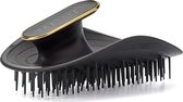 Gladmakende borstel Healthy Hair Brush Manta Flexibel Zwart