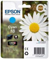 Originele inkt cartridge Epson C13T18024010 Cyaan