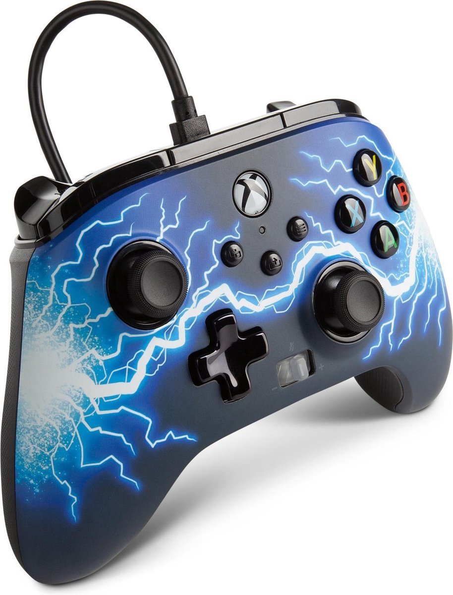 Power A 1521745-02  PowerA 1521745-02 accessoire de jeux vidéo Noir, Bleu  USB Manette de jeu Analogique/Numérique Xbox One, Xbox Series S, Xbox Series  X