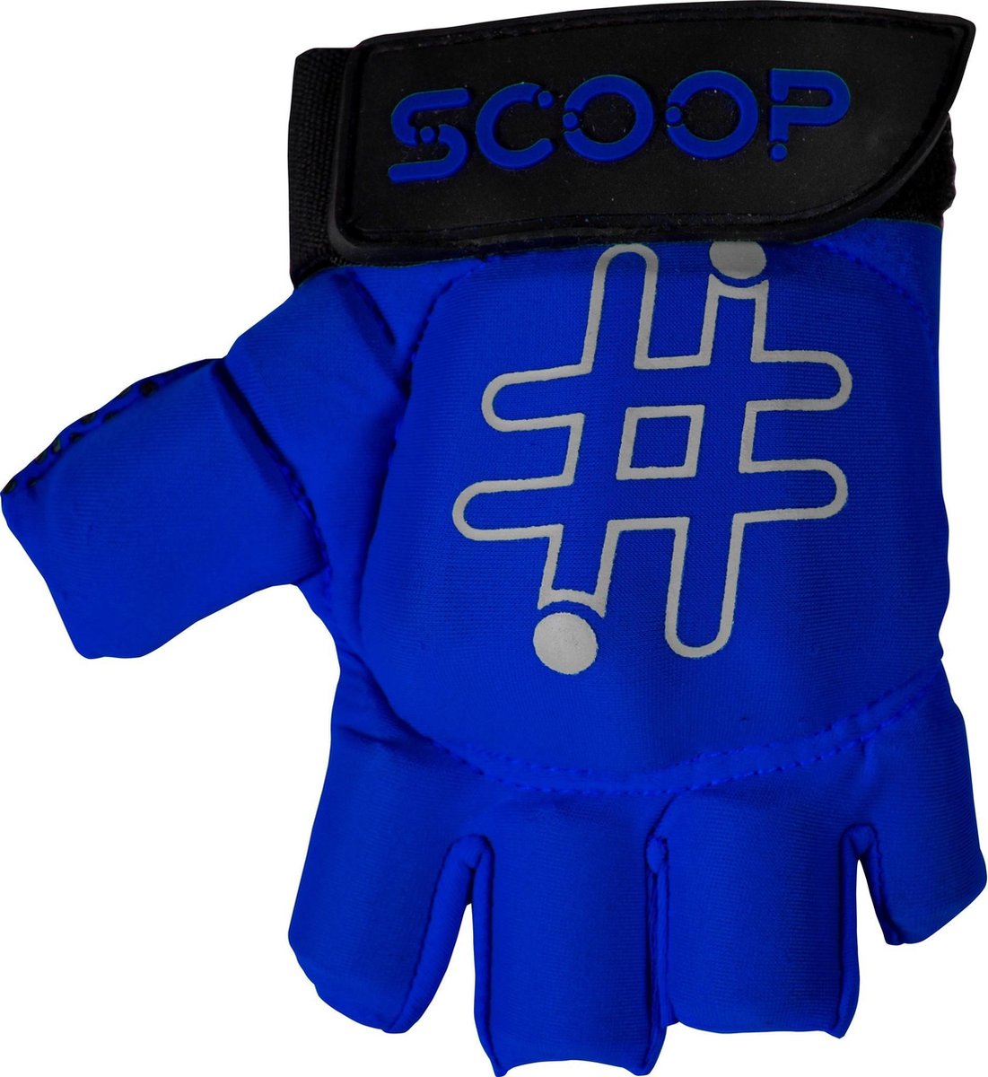 Hockey Handschoen - Half Finger - Blue - XXS