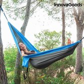 InnovaGoods - Swing & Rest Dubbele Hangmat - Kamperen - 2 Personen - Geïntegreerde Tas - Sterk, antibacterieel Parachutestof