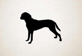 Silhouette hond - Hygen hund - S - 45x58cm - Zwart - wanddecoratie