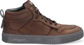 McGregor Heren Sneakers - Bruin - Hoge Sneakers - Leer - Veters