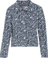 Cassis - Female - Jasje met zebraprint  - Marineblauw