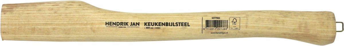 Hendrik Jan - Keukenbijlsteel - Essenhout - 36 cm