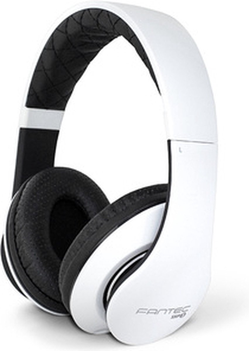 Fantec Koptelefoon SHP-3 aufliegend zwart/wit microfoon