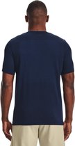 Heren Seamless SS Shirt Blauw