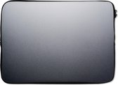 Laptophoes 13 inch 34x24 cm - Metalen structuur of achtergrond - Macbook & Laptop sleeve Metalen structuur van aluminium - Laptop hoes met foto