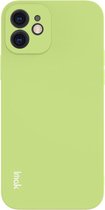 IMAK Slim-Fit TPU Back Cover - Geschikt voor iPhone 12 Mini Hoesje - Groen