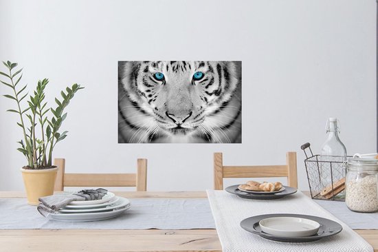 Stickers Stickers muraux - Tigre - Tête - Nez - 60x40 cm - Feuille adhésive