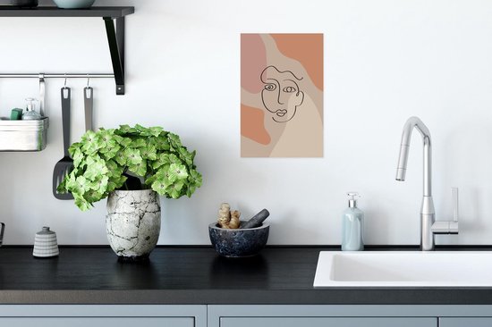 Affiche Pastel - Visage - Taches - 20x30 cm