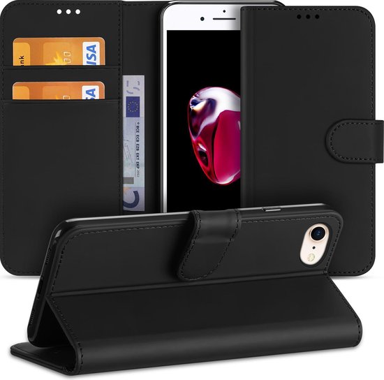 Coque iPhone SE 2020 Noire avec Porte-Cartes | bol.com