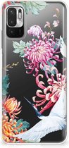 GSM Hoesje Xiaomi Redmi Note 10 5G Smartphonehoesje Customize Bird Flowers