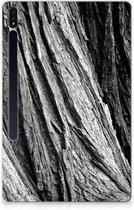 Cover Samsung Galaxy Tab S7 Plus Silicone Case Boomschors met transparant zijkanten