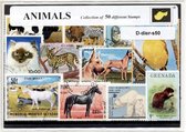 Dieren – Luxe postzegel pakket (A6 formaat) : collectie van 50 verschillende postzegels van verschillende dieren – kan als ansichtkaart in een A6  envelop - authentiek cadeau - kad