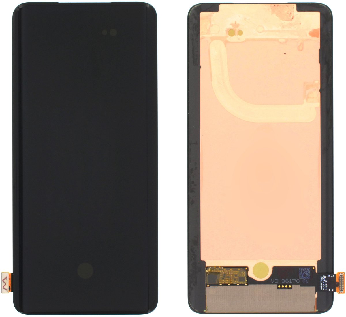 OnePlus 7T Pro (HD1913) LCD Display/Beeldscherm, Zwart, Excl. frame, OP7TPRO-LCD-EX-BL