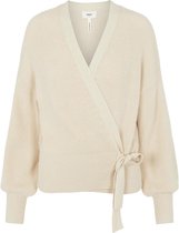 Object Vest Objviolette L/s Knit Cardigan 113 23034968 Sandshell Dames Maat - M