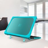 Voor Microsoft Surface Laptop 3/4 13.5 inch Doek TPU + PC Tweekleurige Anti-val Laptop Beschermhoes (Hemelsblauw)