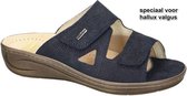 Fidelio Hallux -Dames -  blauw donker - slippers & muiltjes - maat 35