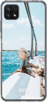 6F hoesje - geschikt voor Samsung Galaxy A22 5G -  Transparant TPU Case - Sailing #ffffff