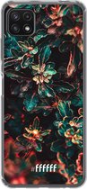 6F hoesje - geschikt voor Samsung Galaxy A22 5G -  Transparant TPU Case - Ornament #ffffff