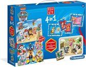 leerpuzzel Paw Patrol 4-in-1 junior karton 60 stukjes